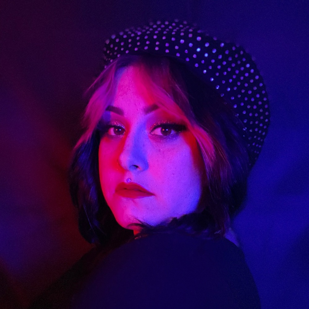 Black Rhinestone Beret